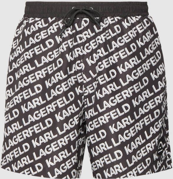 Karl Lagerfeld Beachwear Zwembroek met elastische band