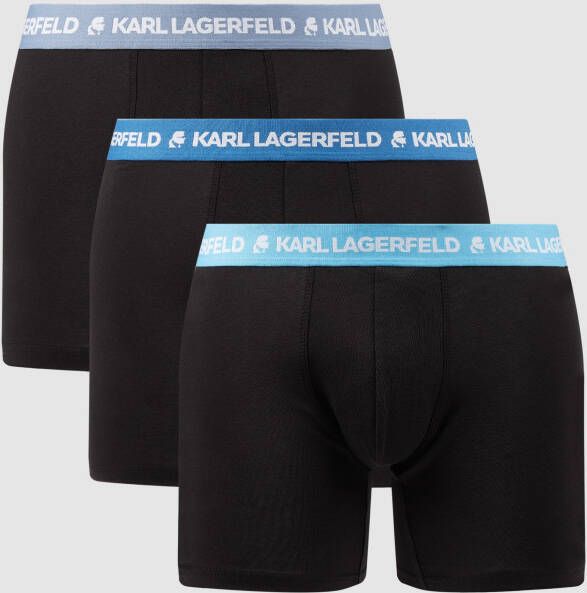 Karl Lagerfeld Boxershort met stretch in set van 3