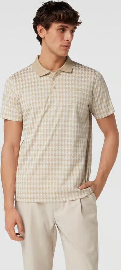 Karl Lagerfeld Regular fit poloshirt met all-over motief - Foto 2