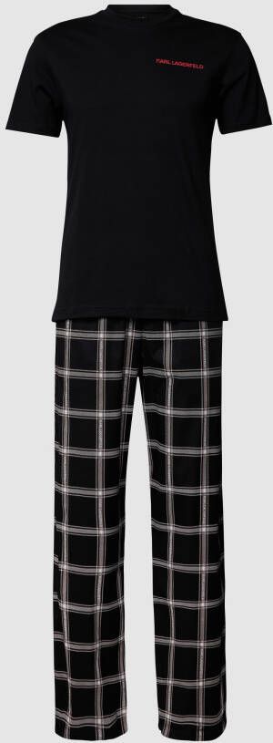 Karl Lagerfeld Pyjama met merkopschrift