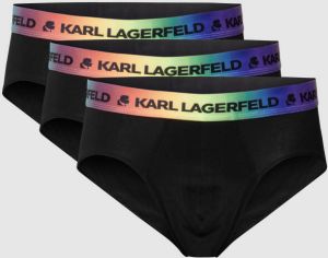 Karl Lagerfeld Slip met logoband in set van 3 stuks