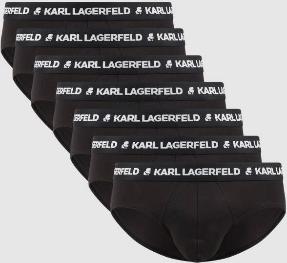 Karl Lagerfeld Slip met stretch in een set van 7 stuks