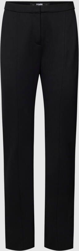 Karl Lagerfeld Stoffen broek met zijsplitten model 'PUNTO'