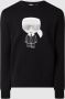 Karl Lagerfeld Sweatshirt met labelprint - Thumbnail 1