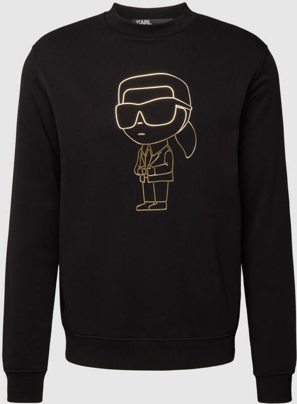 Karl Lagerfeld Sweatshirt met label- en motiefprint