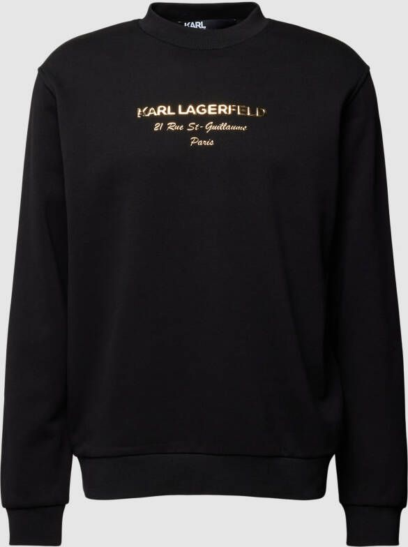 Karl Lagerfeld Sweatshirt met labelapplicatie
