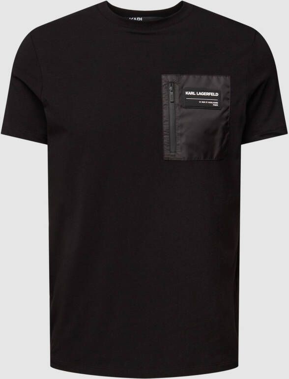 Karl Lagerfeld T-shirt met labelpatch