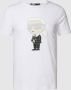 Karl Lagerfeld T-shirt met motiefprint - Thumbnail 3