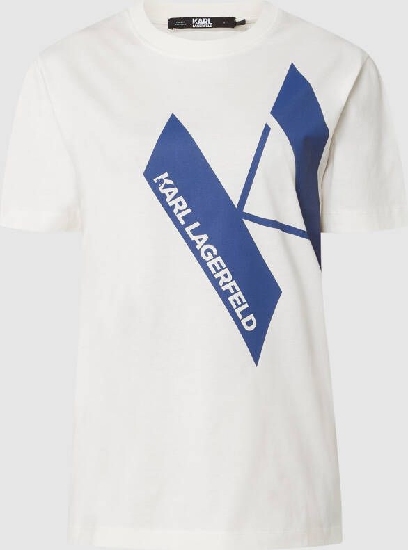 Karl Lagerfeld T-shirt van biologisch katoen
