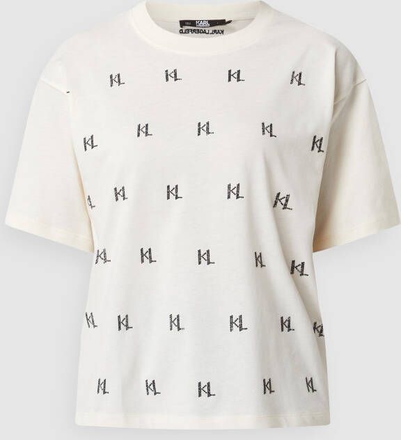 Karl Lagerfeld T-shirt van biologisch katoen