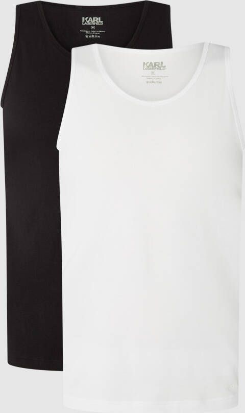 Karl Lagerfeld Underwear Top Multipack Tank Top (Pack of 2) Zwart Heren