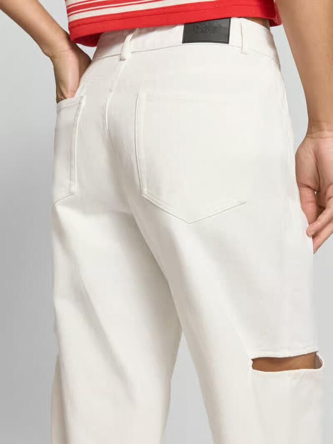 Karo Kauer Barrel jeans met zijwaartse cut-outs