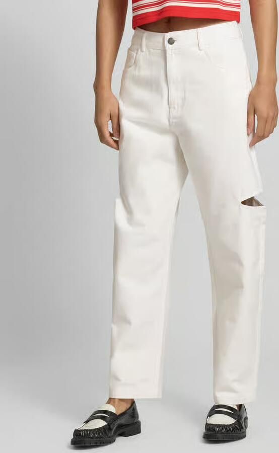 Karo Kauer Barrel jeans met zijwaartse cut-outs - Foto 3