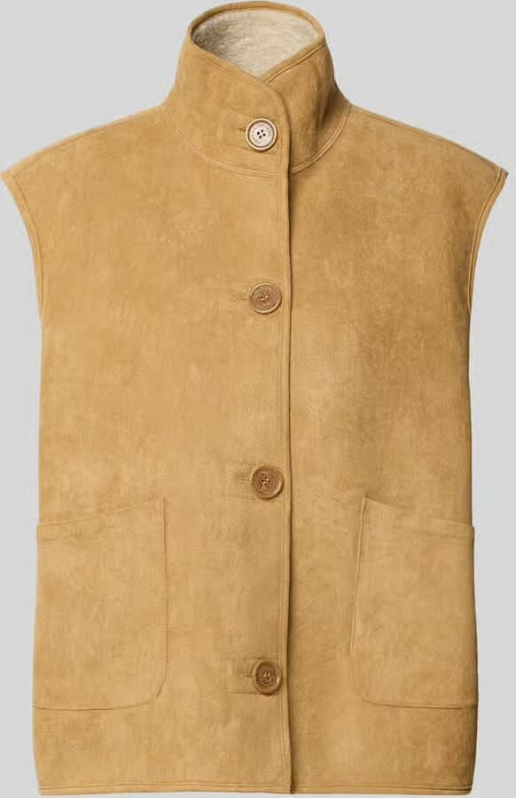 Karo Kauer Bodywarmer met opstaande kraag en keerbare functie