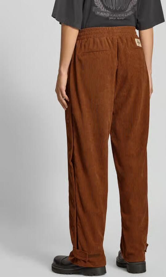 Karo Kauer Corduroy broek met elastische band