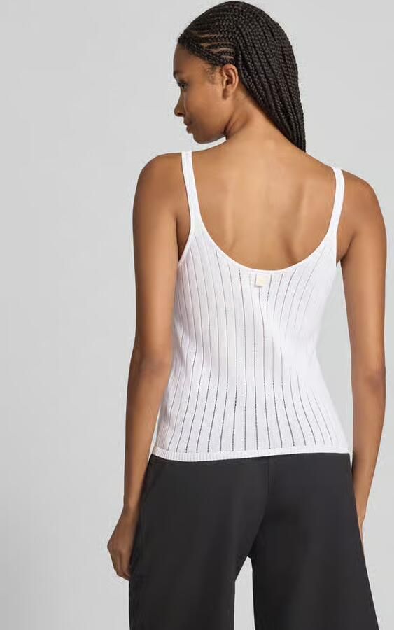 Karo Kauer Gebreide top met labelpatch