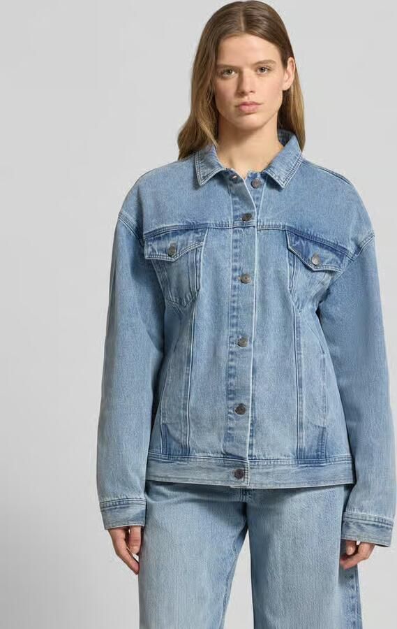 Karo Kauer jeansjack met labelpatch op de achterkant - Foto 2