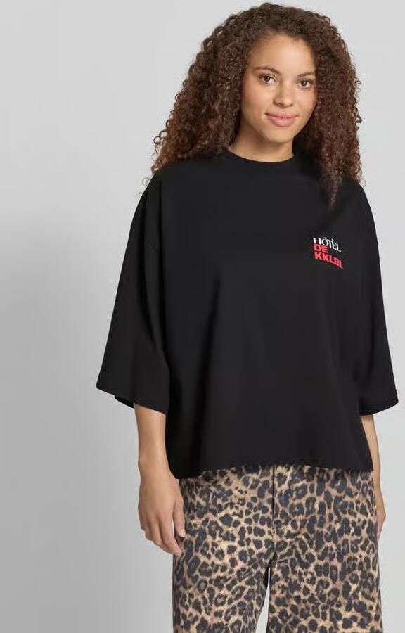 Karo Kauer Kort T-shirt met statementprint model 'Vacation' - Foto 3