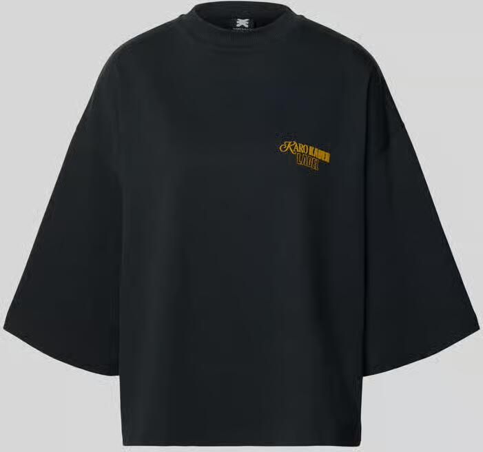 Karo Kauer Kort T-shirt met statementprint op de achterkant - Foto 4