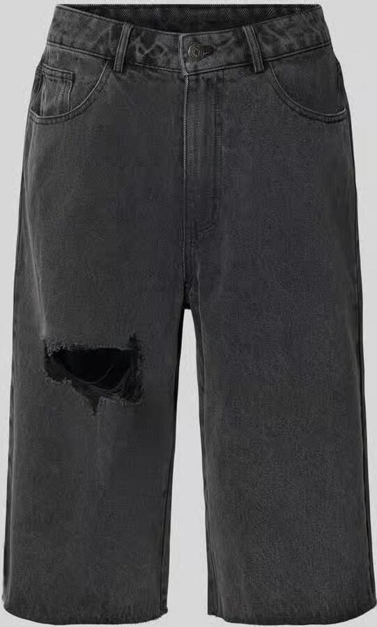 Karo Kauer Korte jeans in destroyed-look