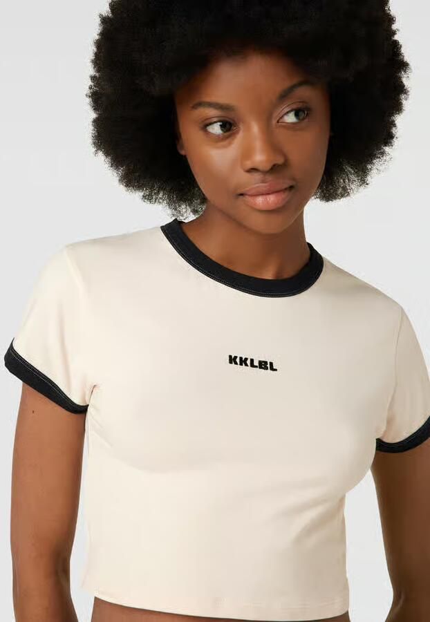 Karo Kauer Korte top met labeldetail - Foto 2