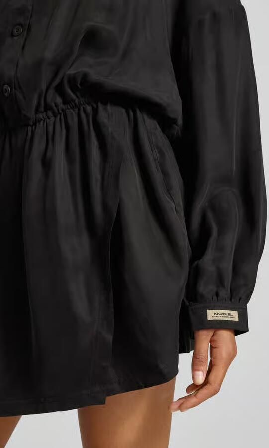 Karo Kauer Mini-jurk met resortkraag