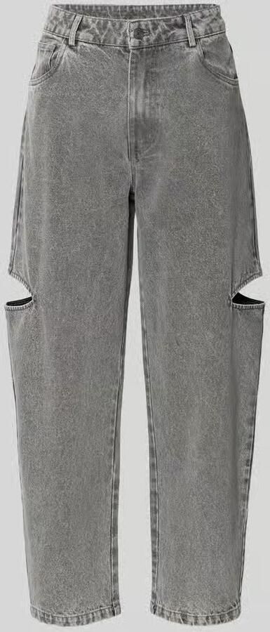 Karo Kauer mom fit jeans met cut-out - Foto 2
