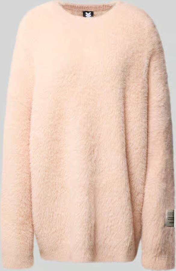 Karo Kauer Oversized gebreide pullover met labeldetail