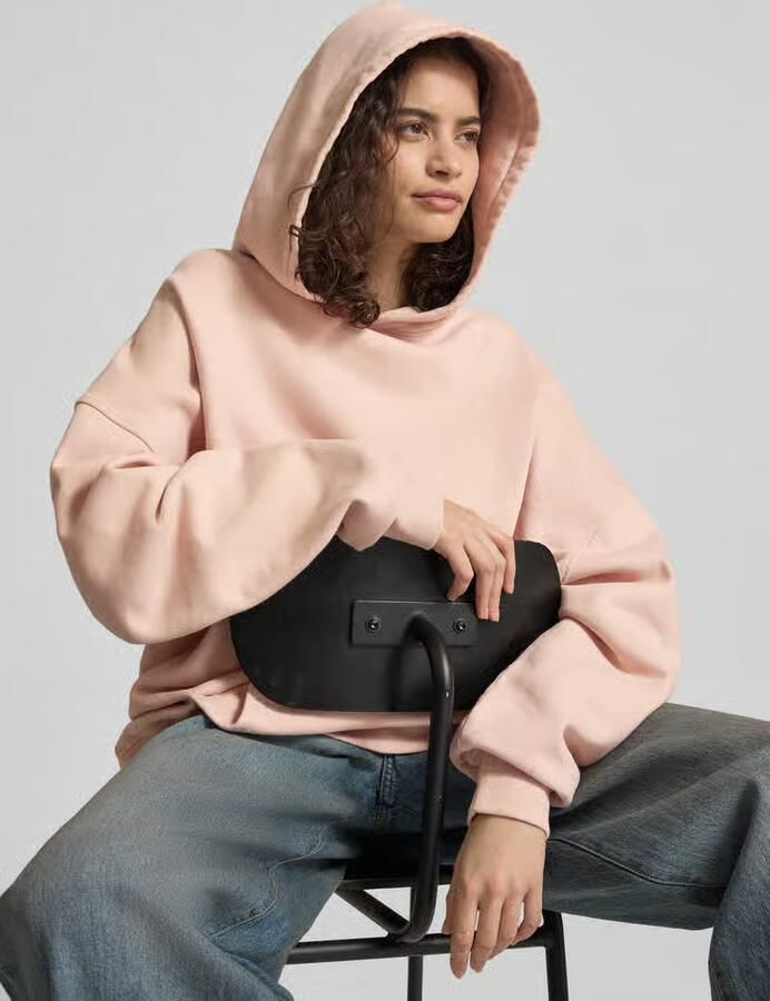 Karo Kauer oversized hoodie met kangoeroezak