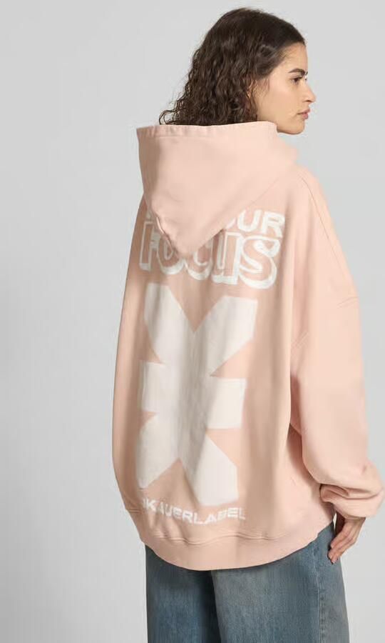 Karo Kauer oversized hoodie met kangoeroezak - Foto 3