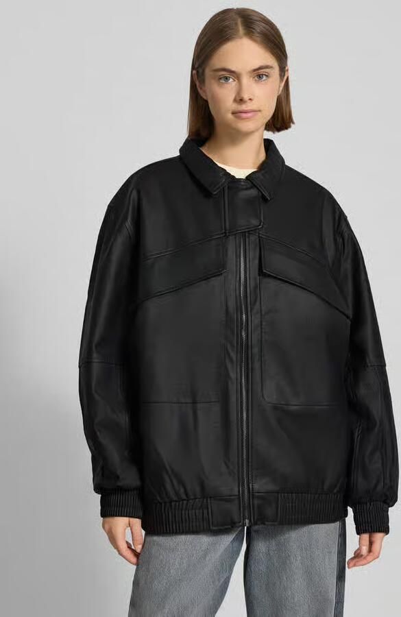 Karo Kauer Oversized jack in leerlook - Foto 2