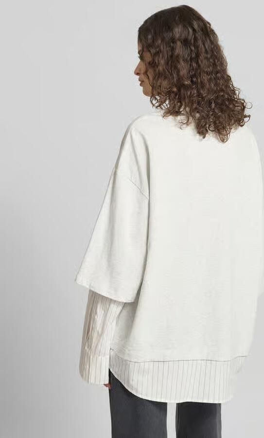 Karo Kauer Oversized longsleeve in layering-look - Foto 3