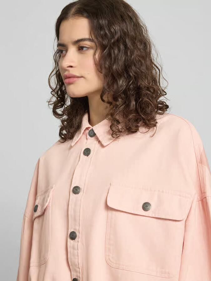 Karo Kauer Oversized overhemdjack met borstzakken