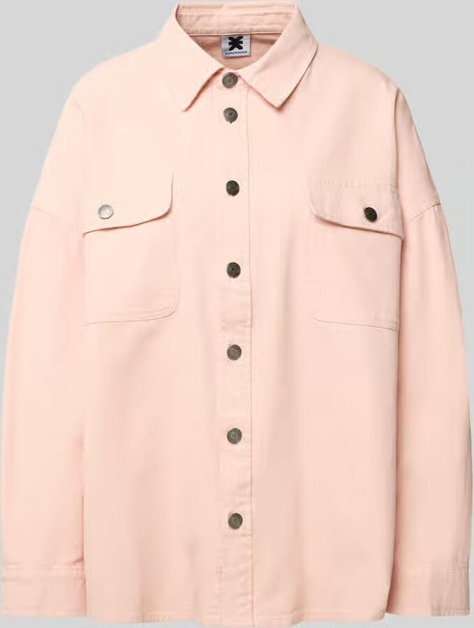 Karo Kauer Oversized overhemdjack met borstzakken - Foto 2