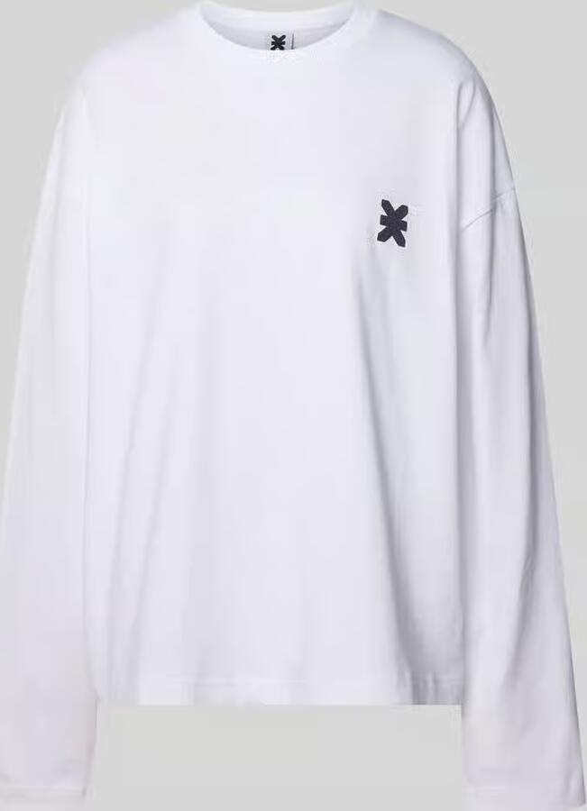 Karo Kauer Oversized shirt met lange mouwen met statementprint op de achterkant - Foto 2