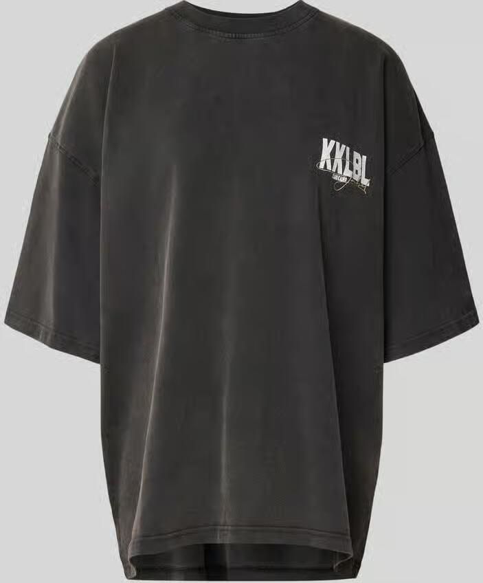 Karo Kauer Oversized T-shirt met labelprint