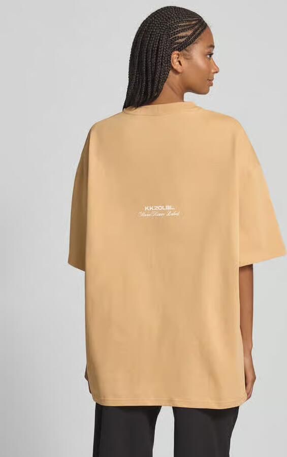 Karo Kauer Oversized T-shirt met labelprint - Foto 4