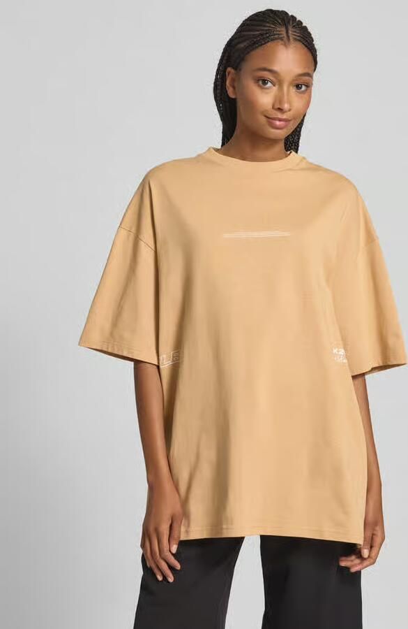 Karo Kauer Oversized T-shirt met labelprint - Foto 3