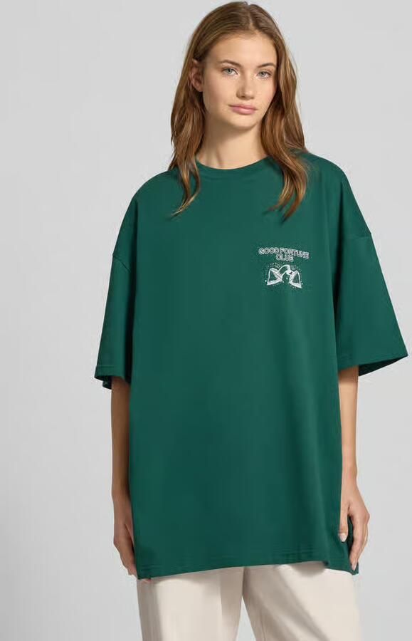 Karo Kauer Oversized T-shirt met motief- en statementprint - Foto 2