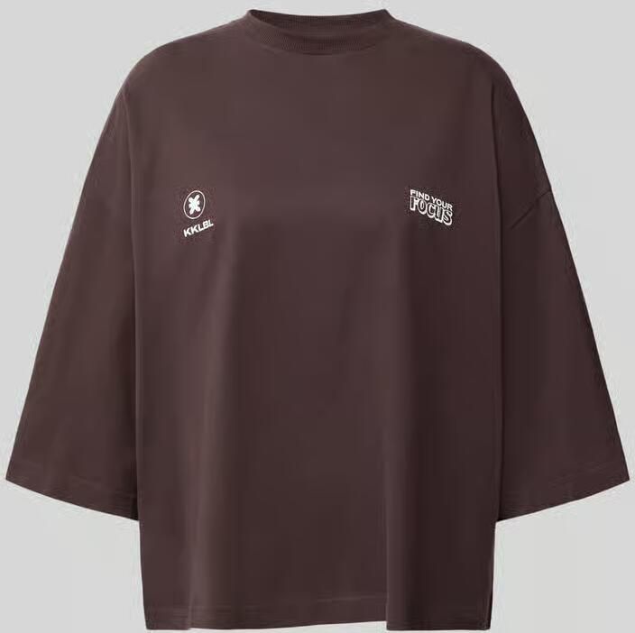 Karo Kauer Oversized T-shirt met ronde hals - Foto 4