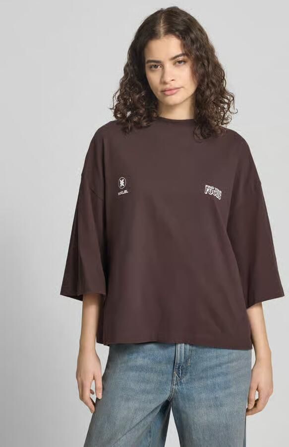 Karo Kauer Oversized T-shirt met ronde hals - Foto 2