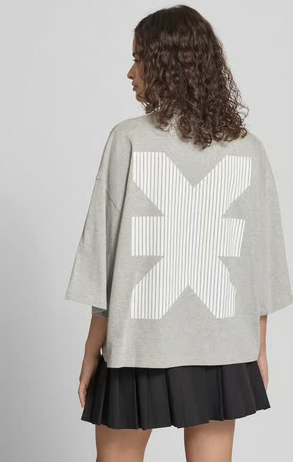 Karo Kauer Oversized T-shirt met ronde hals - Foto 3