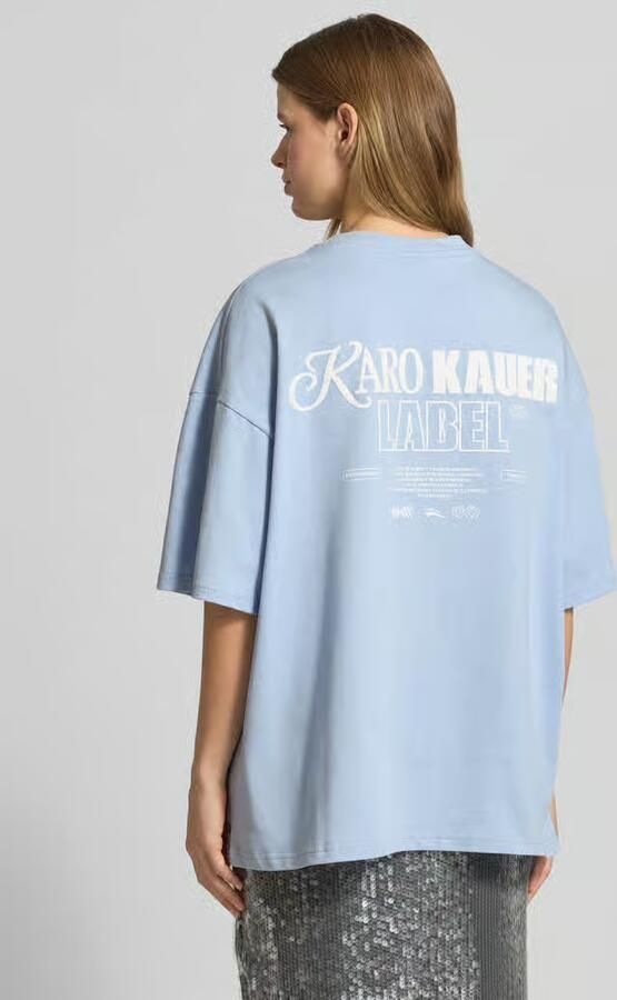 Karo Kauer Oversized T-shirt met statementprint aan de achterkant - Foto 3