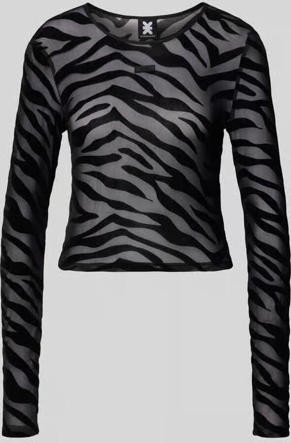 Karo Kauer Shirt met lange mouwen en labeldetail - Foto 2