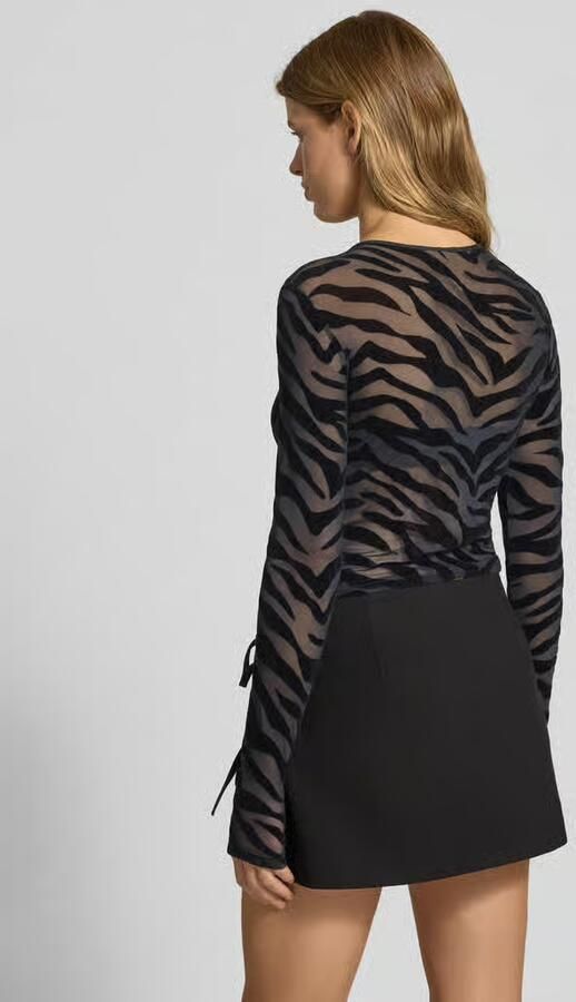 Karo Kauer Shirt met lange mouwen en labeldetail - Foto 4
