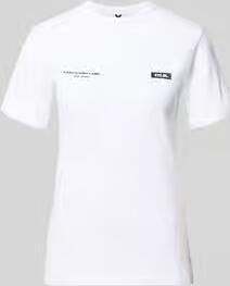 Karo Kauer T-shirt met logoprint en labelpatch