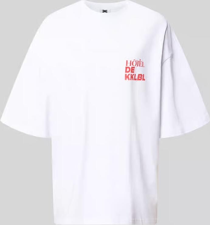 Karo Kauer T-shirt met print op de achterkant model 'Vacation'