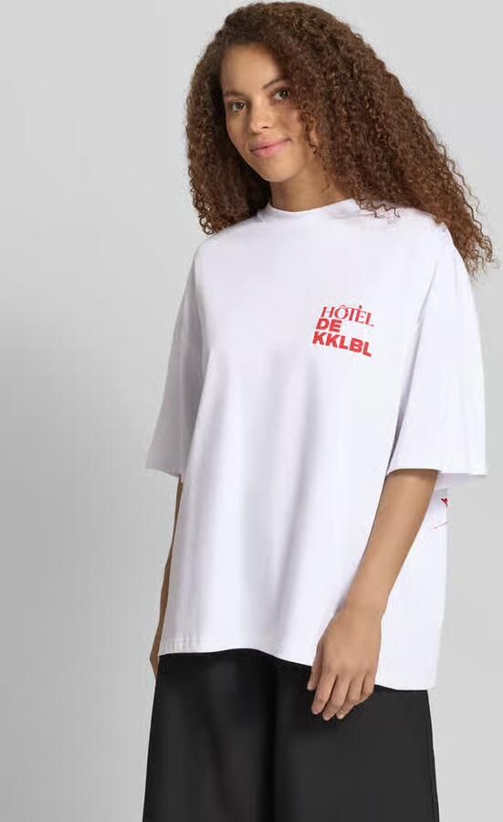 Karo Kauer T-shirt met print op de achterkant model 'Vacation' - Foto 3