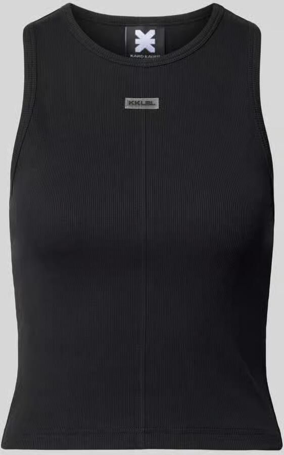 Karo Kauer Tanktop met ronde hals en labelpatch - Foto 2