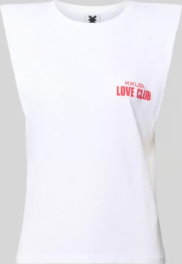 Karo Kauer Tanktop met statementprint model 'Love Club' - Foto 2